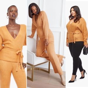 JF Kimono Wrap Sweater Set